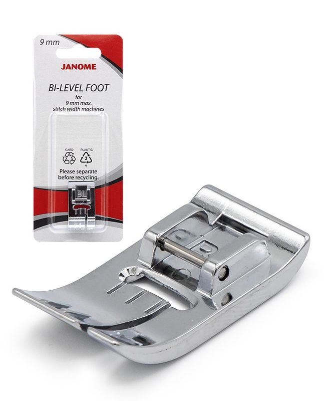 Janome Right Bi-Level Foot for 9mm (202461005)