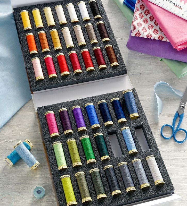 GÜTERMANN 2019 MCT Polyester 42pc 100m Thread Collection in Album