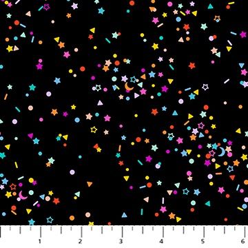 Dusk Sprinkles in Black Multi by Ghazal Razavi for Figo 92042-99