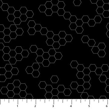 Dusk Hexies in Black Grey by Ghazal Razavi for Figo 92046-99