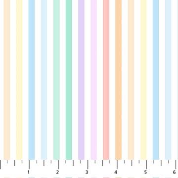 Dovetail Pastels Gummy Stripes by Ghazal Razavi for Figo 92084-10