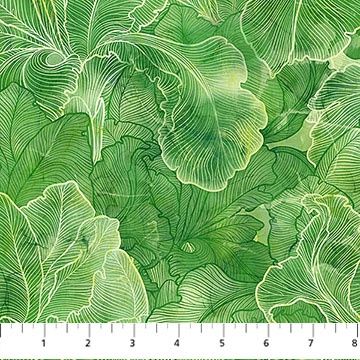 Infatuation Iris Texture in Green by Deborah Edwards and Melanie Samra