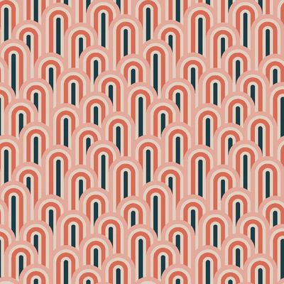 Smouldering Red - Savanna by Carys Mula for Cotton + Steel Fabric