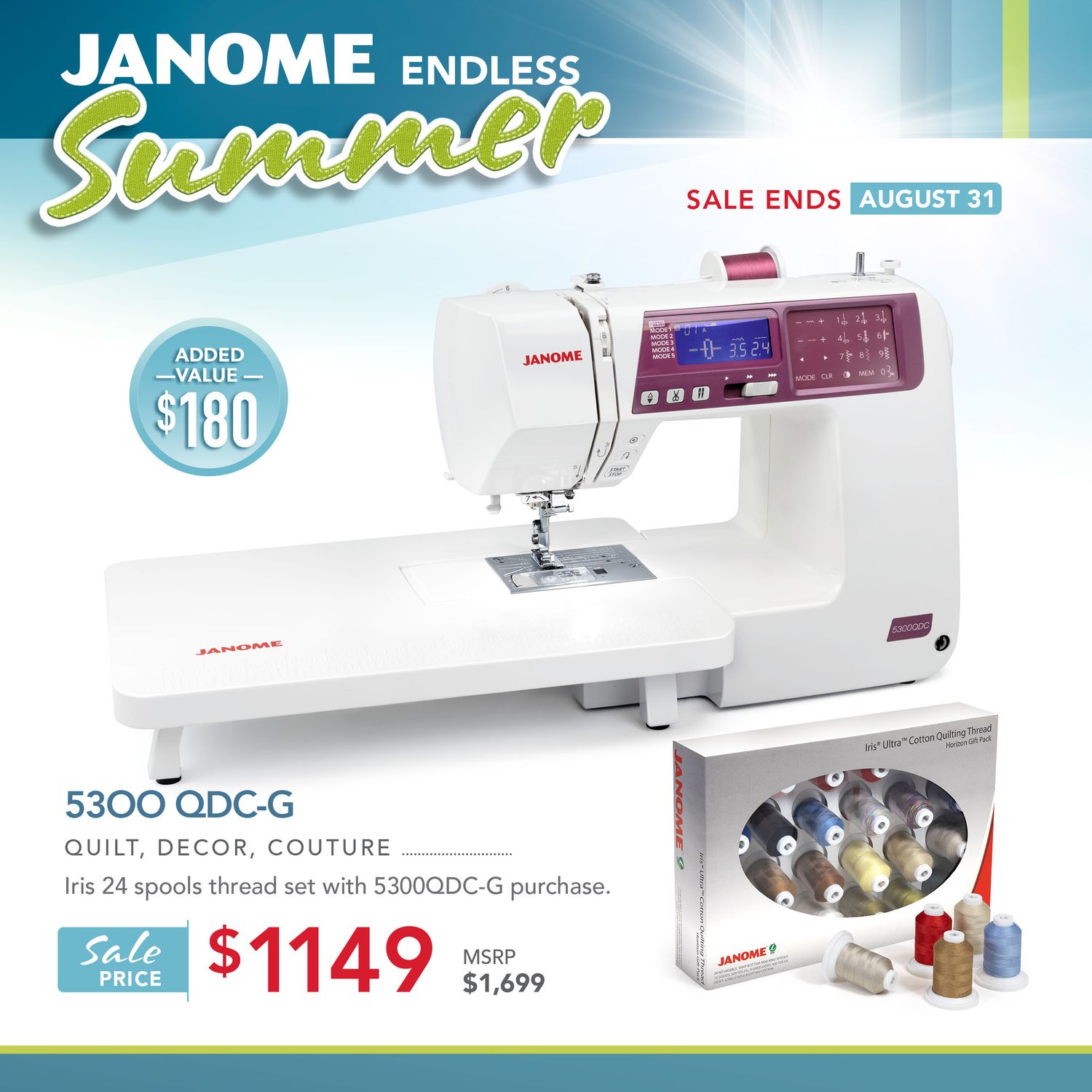 Janome 5300QDC-G