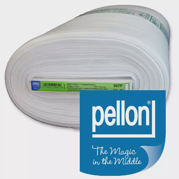 Pellon Fusible Fleece in White - 45" wide  - By the Metre