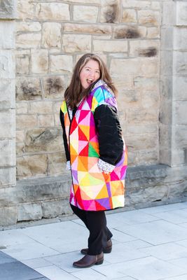 Copenhagen Quilted Coat - Taylor Size - Digital Quilting Pattern