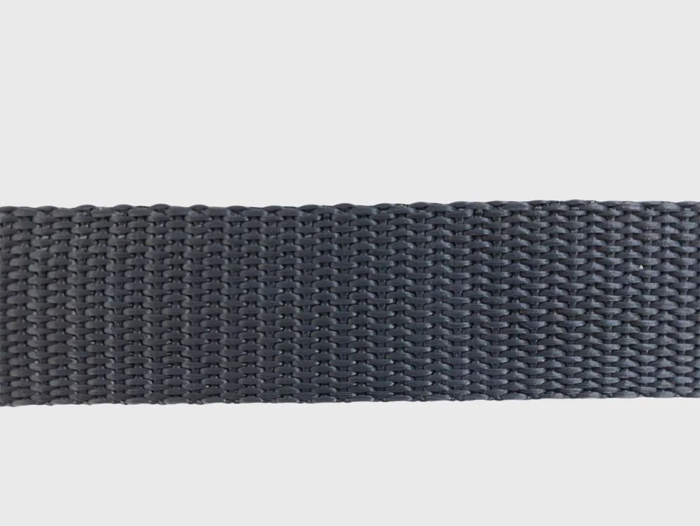 Polypro Webbing - 25mm (1") - by the Metre, Colour: Grey (730-086)