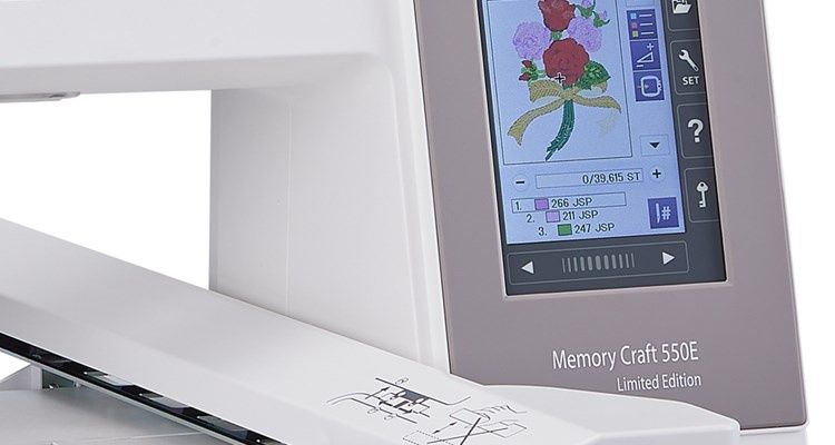 Janome Memory Craft 550E Limited Edition