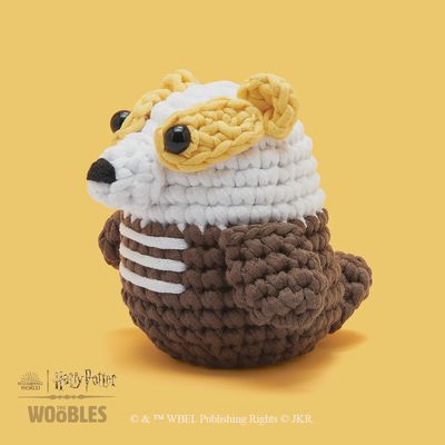 The Woobles Hufflepuff™ Badger Crochet Kit