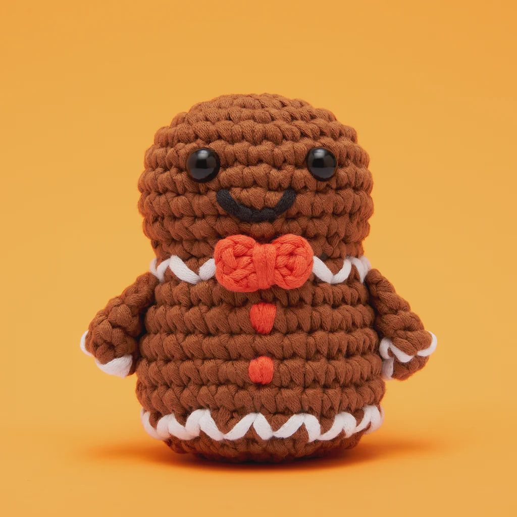 The Woobles Ted the Gingerbread Man Crochet Kit