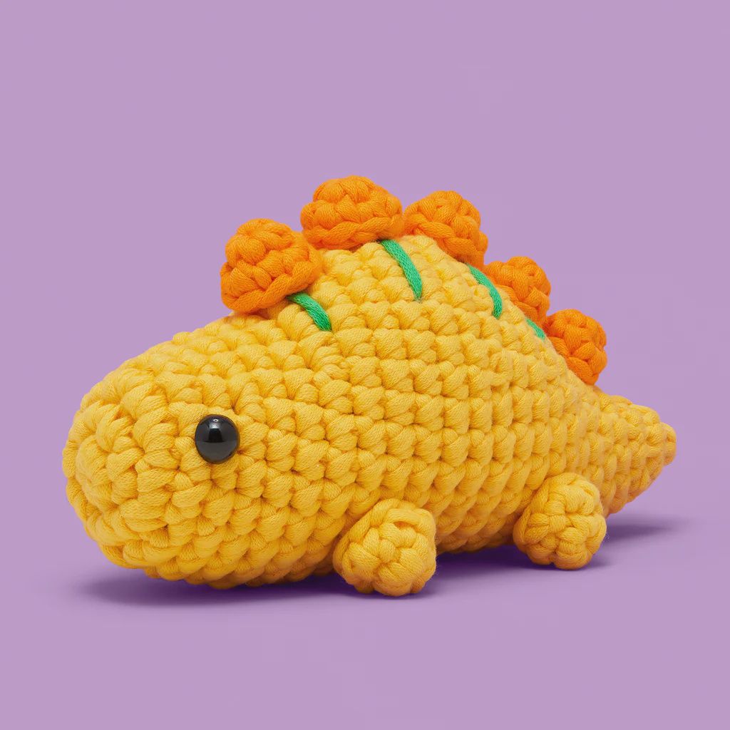 The Woobles Phoebe the Stegosaurus Crochet Kit