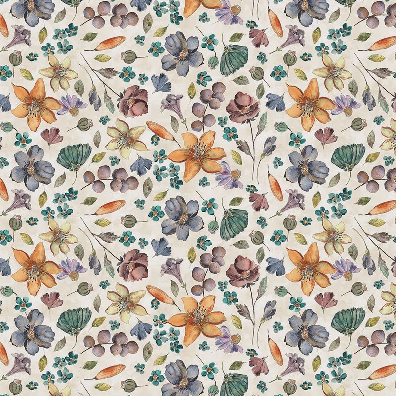 Night Whispers Floral in Multi by Lexi Grenzer for Clothworks Y4673-55