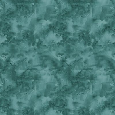 Night Whispers Watercolour Wash in Teal by Lexi Grenzer for Clothworks Y4678-104