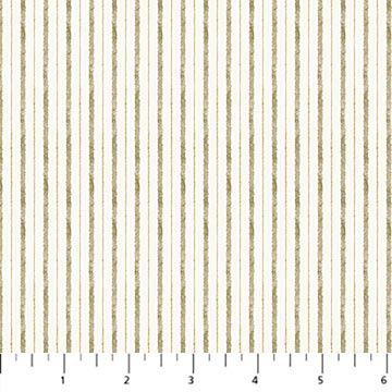 Tiny Waddles Stripes in Cream by Jessica Yon Lo for FIGO Fabrics