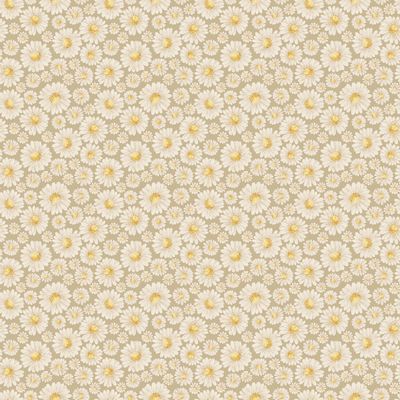 Tiny Waddles Daisies in Green by Jessica Yon Lo for FIGO Fabrics