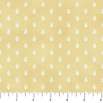 Tiny Waddles Leaf in Gold by Jessica Yon Lo for FIGO Fabrics