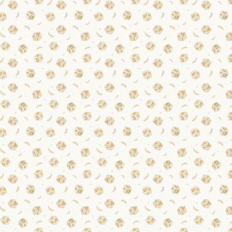 Tiny Waddles Blocks in Cream by Jessica Yon Lo for FIGO Fabrics