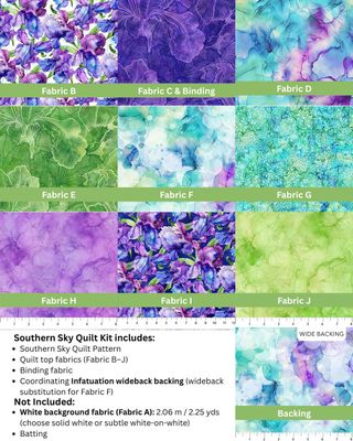 Southern Sky Quilt Kit – 68" x 68"