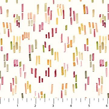 Flourish Dashes in Cream by Hina Mirza 91177-11