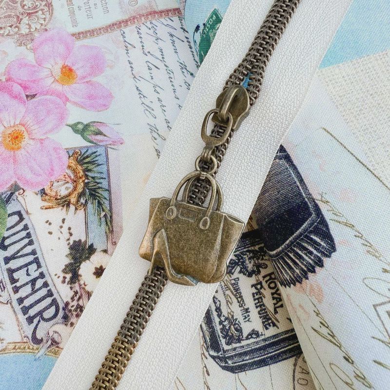 Purse and High Heel Shoe Zipper Pull #5