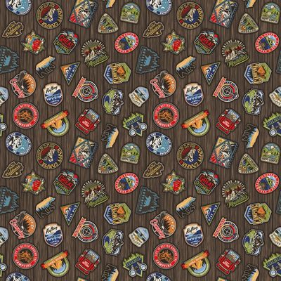 Camping Therapy  Plethora of Patches in Multi 10625-35