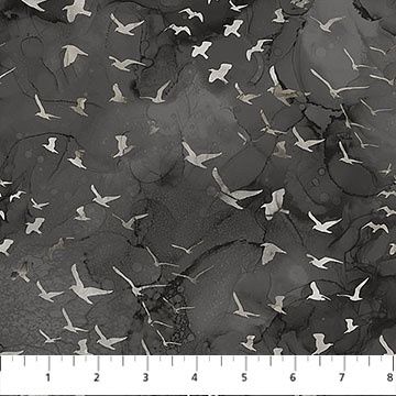 Misty Morning Birds in Black by Northcott