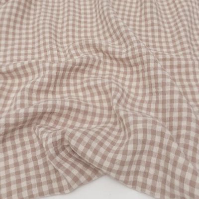 Lennon Organic Cotton Check Double Gauze