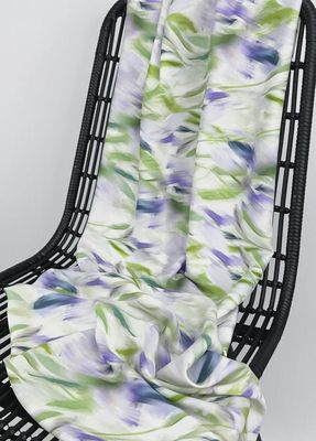 Amelia Viscose Challis Watercolour Floral