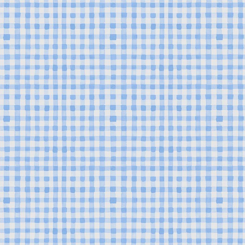 Spring Cheer Gingham in Denim by Heatherlee Chan for Clothworks