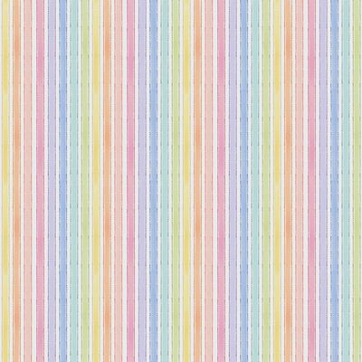 Spring Cheer Pastel Stripes in Multi by Heatherlee Chan for Clothworks