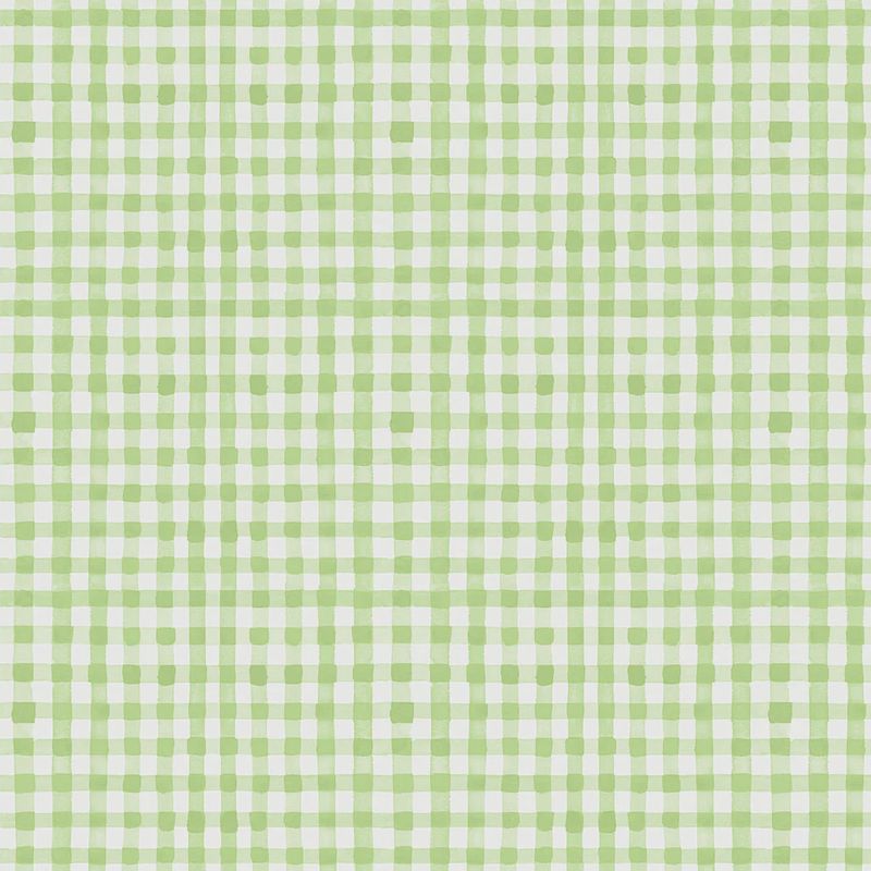 Spring Cheer Gingham in Olive by Heatherlee Chan for Clothworks