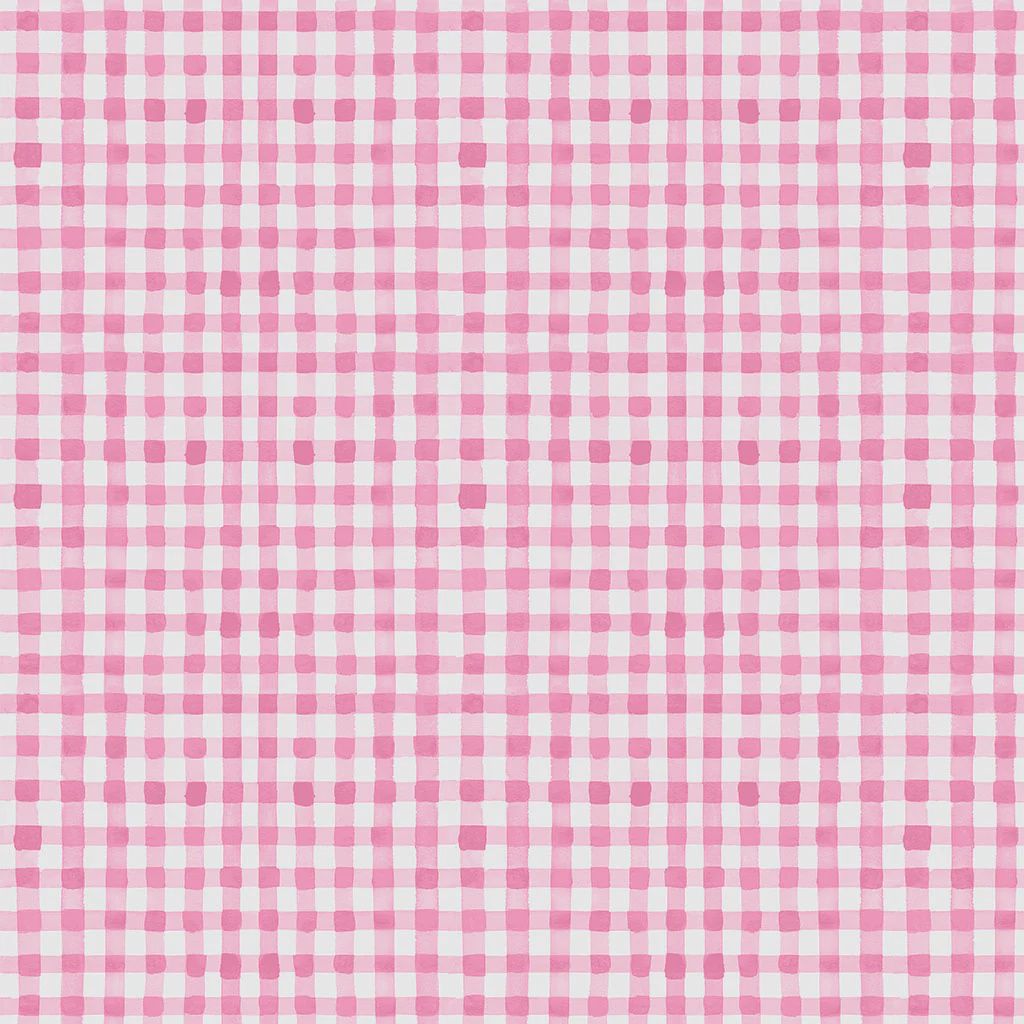 Spring Cheer Gingham in Pink by Heatherlee Chan for Clothworks