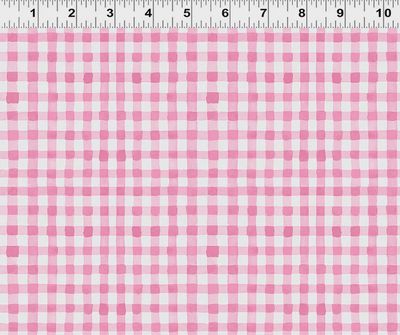 Spring Cheer Gingham in Pink by Heatherlee Chan for Clothworks