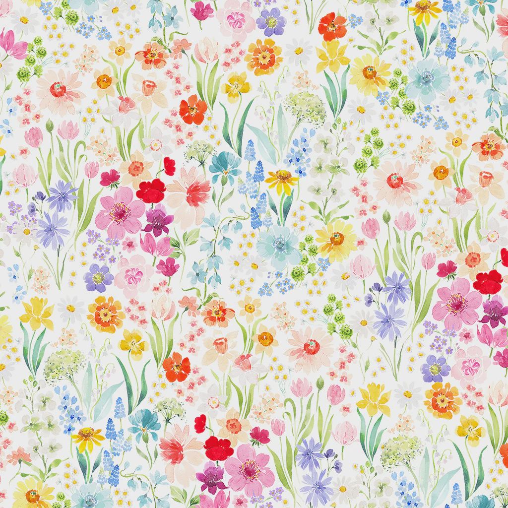 Spring Cheer Garden in Multi by Heatherlee Chan for Clothworks
