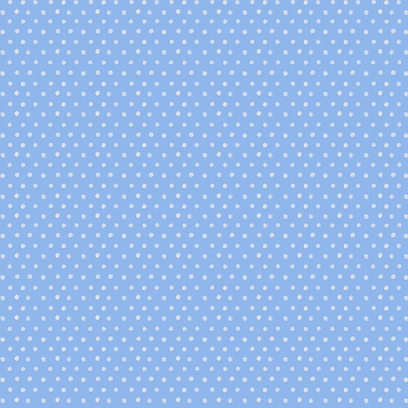 Spring Cheer Dots in Denim by Heatherlee Chan for Clothworks