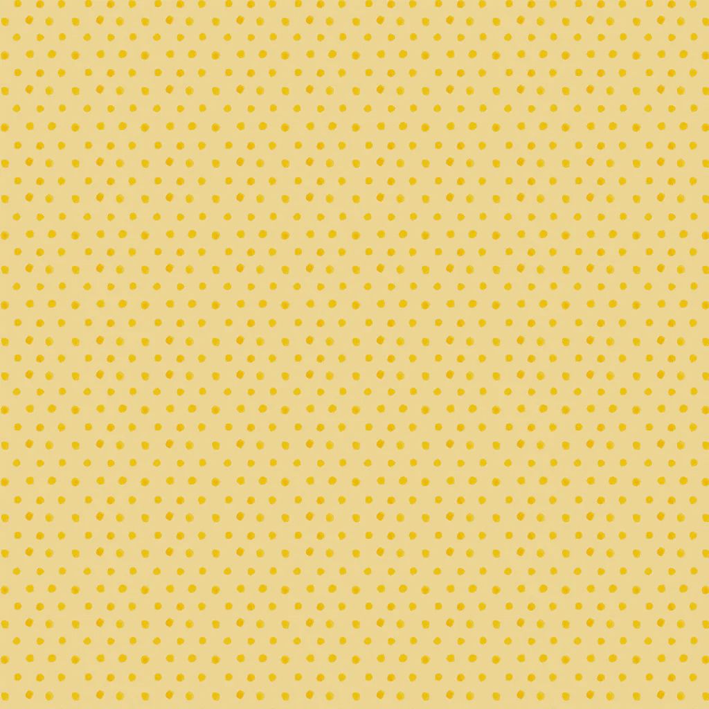 Spring Cheer Dots in Yellow by Heatherlee Chan for Clothworks