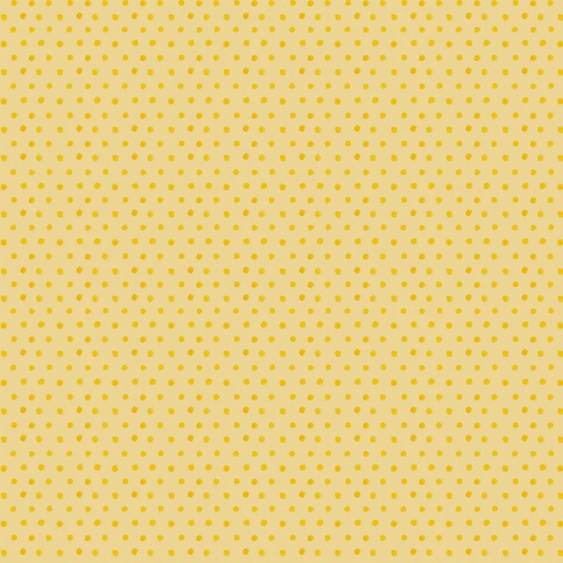 Spring Cheer Dots in Yellow by Heatherlee Chan for Clothworks