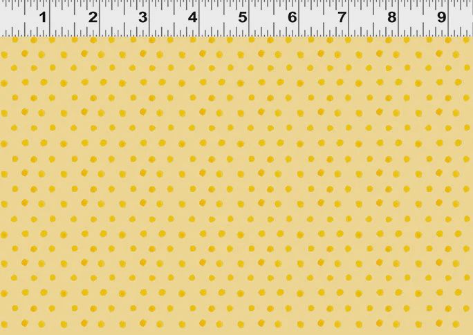 Spring Cheer Dots in Yellow by Heatherlee Chan for Clothworks