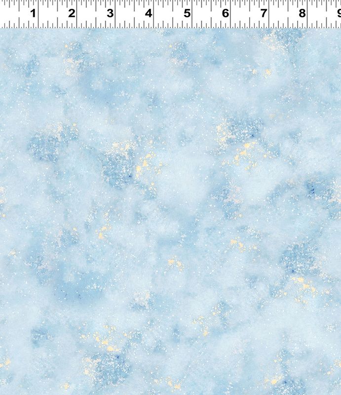 Naturescape Digital Splatter in Light Sky by Liz St. Andre for Clothworks