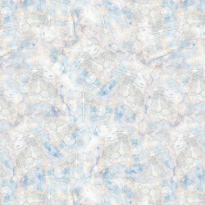 Naturescape Digital Marbling in Mist Grey by Liz St. Andre for Clothworks