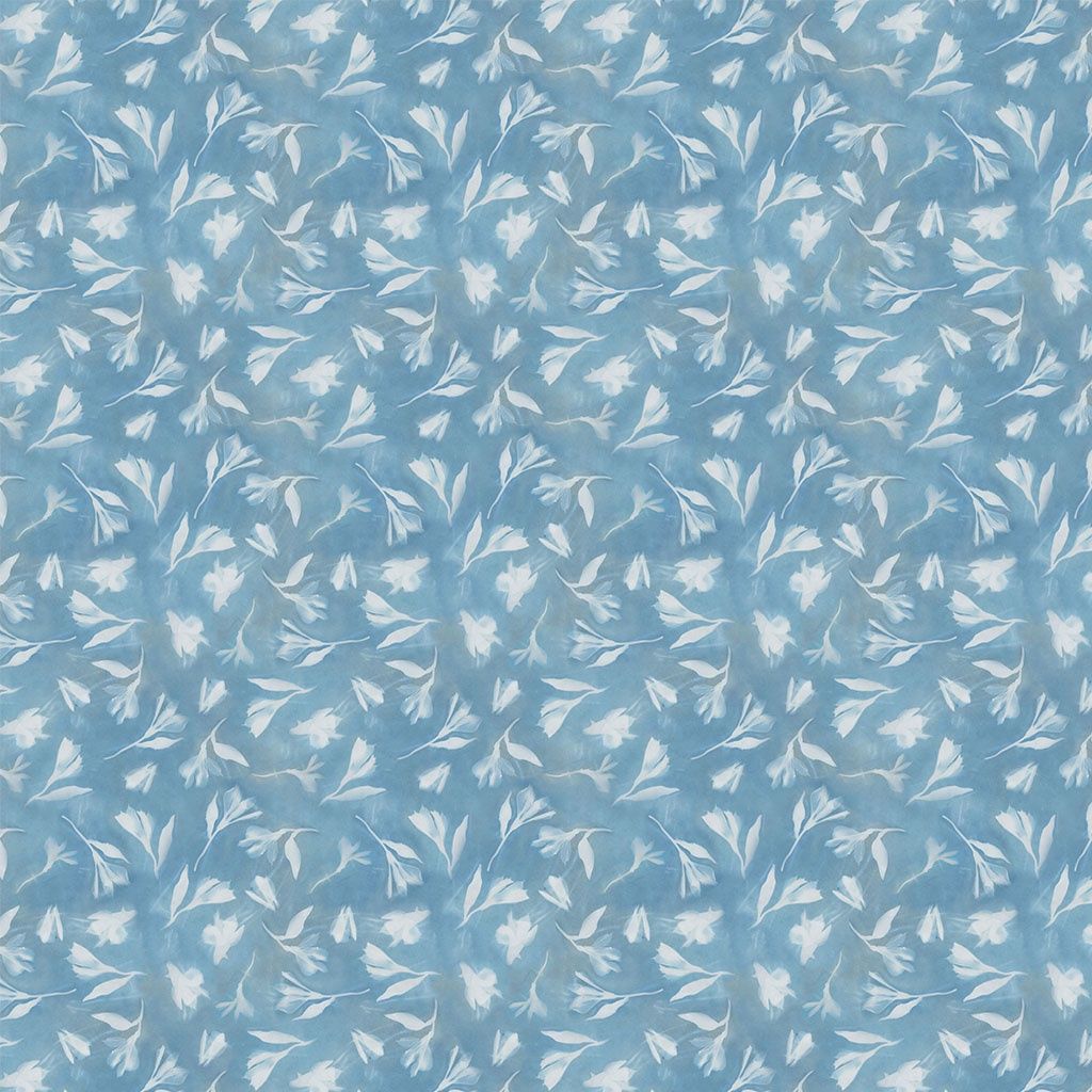 Naturescape Alstroemeria in Sky by Liz St. Andre for Clothworks