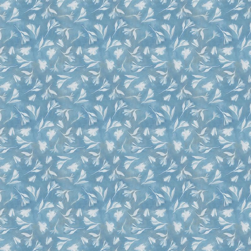 Naturescape Alstroemeria in Sky by Liz St. Andre for Clothworks