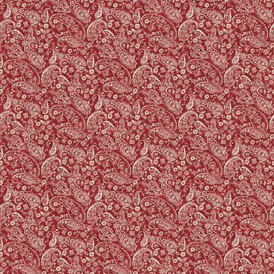 Farmhouse Sampler Paisley in Red by Deborah Edwards for Northcott