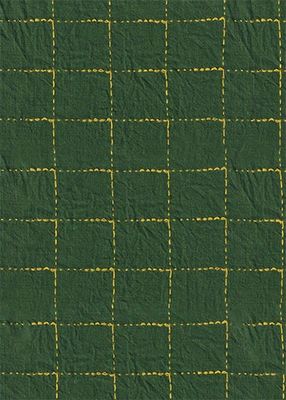 Intervals Large Check in Green by Ghazal Razavi for Figo W91100-75