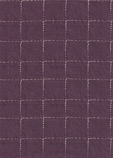 Intervals Large Check in Purple by Ghazal Razavi for Figo W91100-85