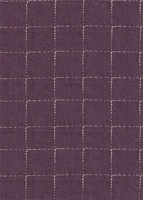 Intervals Large Check in Purple by Ghazal Razavi for Figo W91100-85