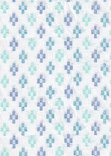 Intervals Floral in Sea Glass by Ghazal Razavi for Figo W91103-40