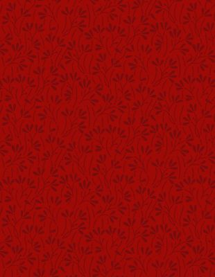 Wilmington Essentials Red Carpet Sprouts in Red on Red