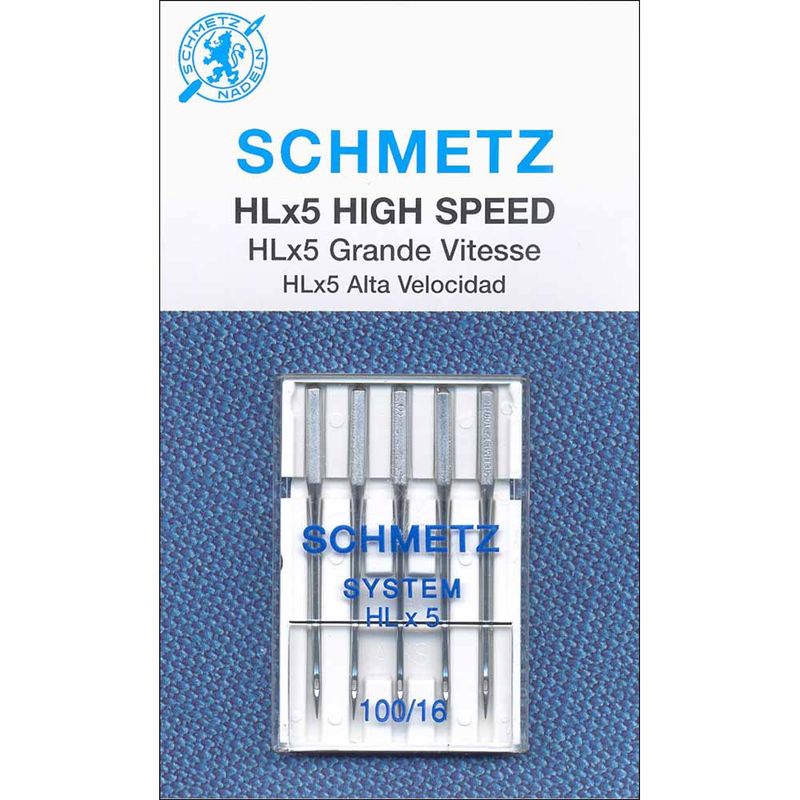 Schmetz High Speed Needles HLx5 Size 16 - 5 pack