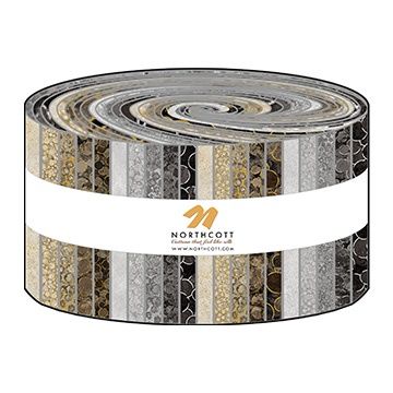 Shimmer Basics 2.5" Jelly Roll in Desert Sand, City, and Fog